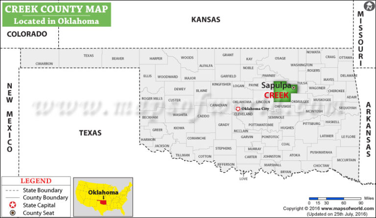 Map of Oklahoma